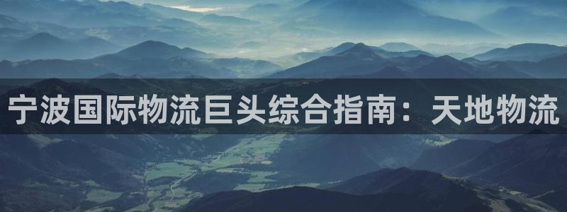 28圈哪个最赚钱：宁波国际物流巨头综