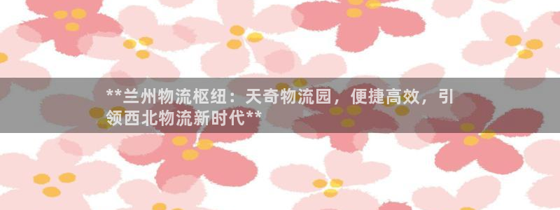 28圈怎么下载：**兰州物流枢纽：天