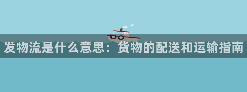 28圈退款：发物流是什么意思：货物的