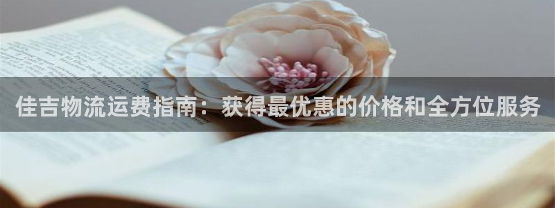 28圈p扣除：佳吉物流运费指南：获得