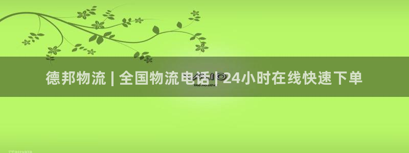 28圈娱乐官网网页下载：德邦物流 |